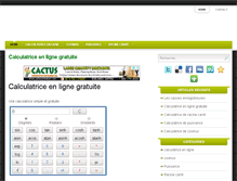 Tablet Screenshot of calculatrice-en-ligne.org